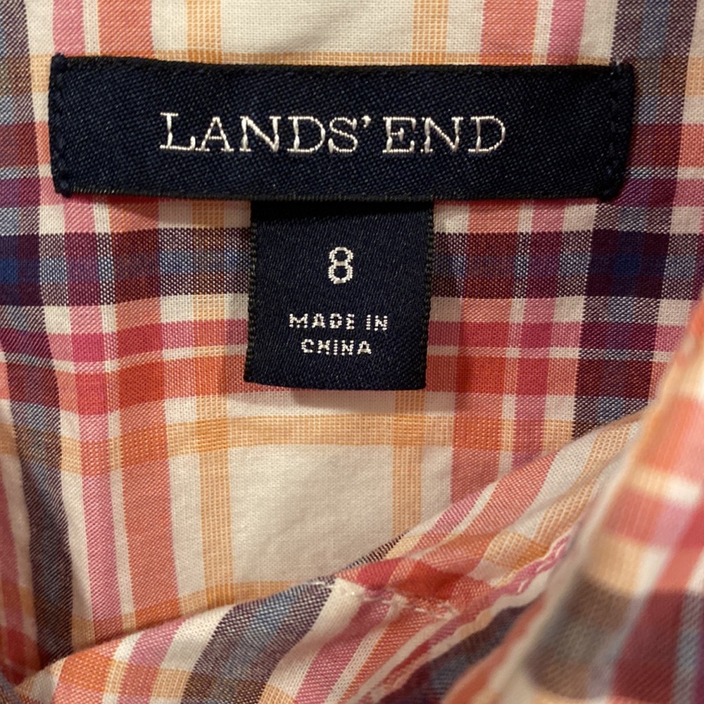 Pink checkered button down - Picture 2 of 2
